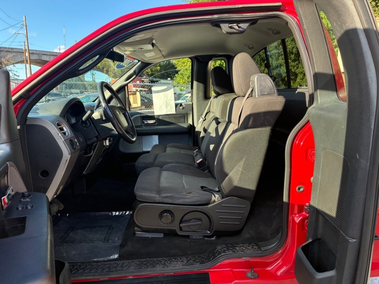 2004 RED FORD F150 Trim Package:FX4 (1FTRF14564N) with an 5.4L engine, Automatic transmission, located at 117 North Cameron Street, Harrisburg, PA, 17101, (717) 963-8962, 40.266762, -76.875259 - 4 Wheel Drive Air Conditioning Anti-Lock Brakes Auxiliary Pwr Outlet Cylinders (8) Driver Air Bag Engine Immobilizer Intermittent Wipers Motor Fuel Type Gas Pass. Air Bag Power Brakes Power Steering Seat Trim Cloth Stereo (AM/FM Radio) Tilt Steering Wheel Transmission (Auto- Photo#10