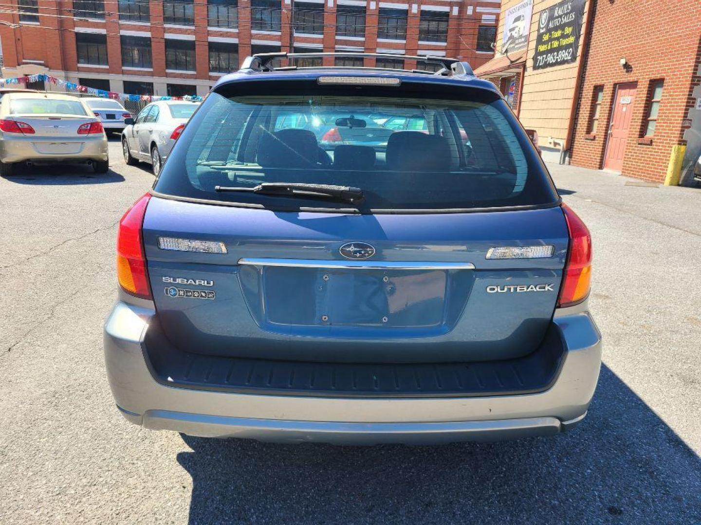 2006 BLUE SUBARU LEGACY OUTBACK 2.5I (4S4BP61C767) with an 2.5L engine, Automatic transmission, located at 117 North Cameron Street, Harrisburg, PA, 17101, (717) 963-8962, 40.266762, -76.875259 - WE FINANCE!!! Good Credit/ Bad Credit/ No Credit - ALL Trade-Ins Welcomed!!! ***Guaranteed Credit Approval*** APPLY ONLINE or CALL us TODAY ;) Internet Prices and Marketplace Prices are SPECIAL discounted ***CASH DEALS*** Retail Prices are higher. Please call us to discuss your cash and finan - Photo#3