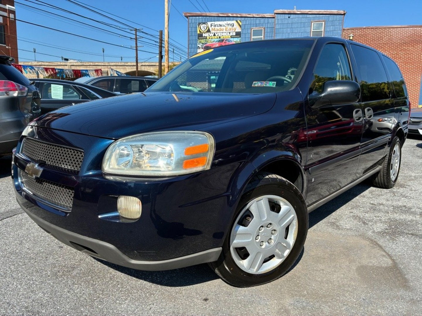 2007 BLACK CHEVROLET UPLANDER LS (1GNDV23W17D) with an 3.9L engine, Automatic transmission, located at 117 North Cameron Street, Harrisburg, PA, 17101, (717) 963-8962, 40.266762, -76.875259 - CASH DEAL ONLY $4950- Photo#0