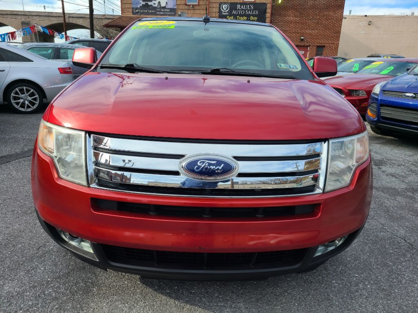 2007 RED FORD EDGE SEL (2FMDK38C77B) with an 3.5L engine, Automatic transmission, located at 117 North Cameron Street, Harrisburg, PA, 17101, (717) 963-8962, 40.266762, -76.875259 - WE FINANCE!!! Good Credit/ Challenged Credit/ No Credit - ALL Trade-Ins Welcomed!!! APPLY ONLINE or CALL us TODAY ;) Please call us to discuss your cash and/or financing options.- Photo#7