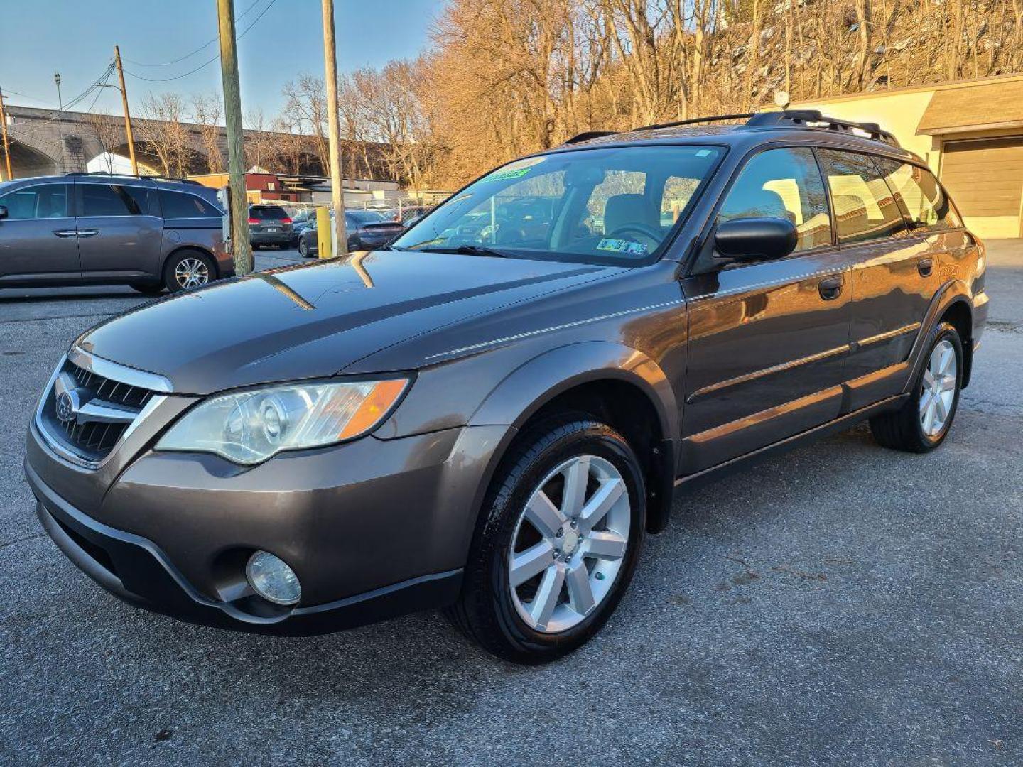2008 BROWN SUBARU OUTBACK 2.5I (4S4BP61C486) with an 2.5L engine, 5-Speed Manual transmission, located at 117 North Cameron Street, Harrisburg, PA, 17101, (717) 963-8962, 40.266762, -76.875259 - WE FINANCE!!! Good Credit/ Bad Credit/ No Credit - ALL Trade-Ins Welcomed!!! ***Guaranteed Credit Approval*** APPLY ONLINE or CALL us TODAY ;) Internet Prices and Marketplace Prices are SPECIAL discounted ***CASH DEALS*** Retail Prices are higher. Please call us to discuss your cash and finan - Photo#0