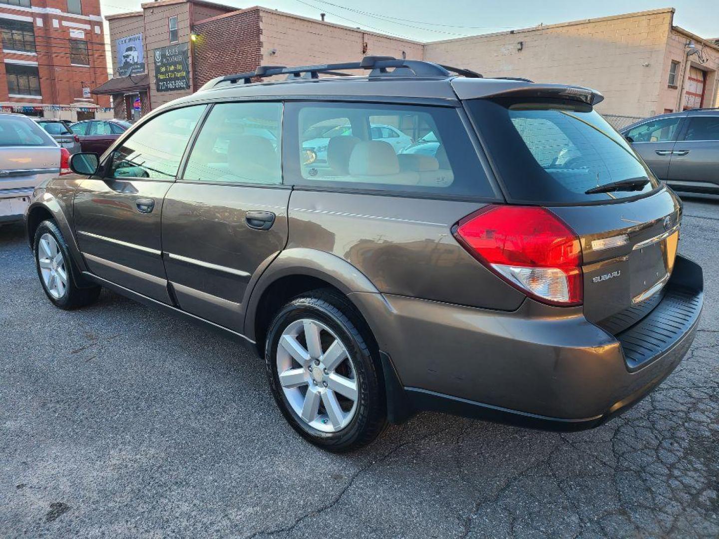 2008 BROWN SUBARU OUTBACK 2.5I (4S4BP61C486) with an 2.5L engine, 5-Speed Manual transmission, located at 117 North Cameron Street, Harrisburg, PA, 17101, (717) 963-8962, 40.266762, -76.875259 - WE FINANCE!!! Good Credit/ Bad Credit/ No Credit - ALL Trade-Ins Welcomed!!! ***Guaranteed Credit Approval*** APPLY ONLINE or CALL us TODAY ;) Internet Prices and Marketplace Prices are SPECIAL discounted ***CASH DEALS*** Retail Prices are higher. Please call us to discuss your cash and finan - Photo#3