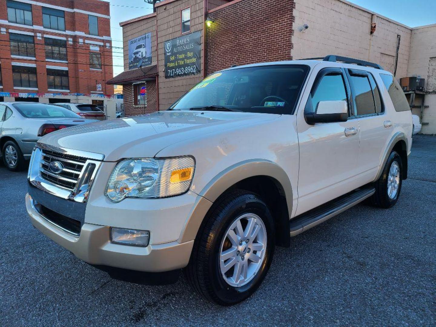 2010 WHITE FORD EXPLORER EDDIE BAUER (1FMEU7EE1AU) with an 4.0L engine, Automatic transmission, located at 117 North Cameron Street, Harrisburg, PA, 17101, (717) 963-8962, 40.266762, -76.875259 - WE FINANCE!!! Good Credit/ Bad Credit/ No Credit - ALL Trade-Ins Welcomed!!! ***Guaranteed Credit Approval*** APPLY ONLINE or CALL us TODAY ;) Internet Prices and Marketplace Prices are SPECIAL discounted ***CASH DEALS*** Retail Prices are higher. Please call us to discuss your cash and finan - Photo#0