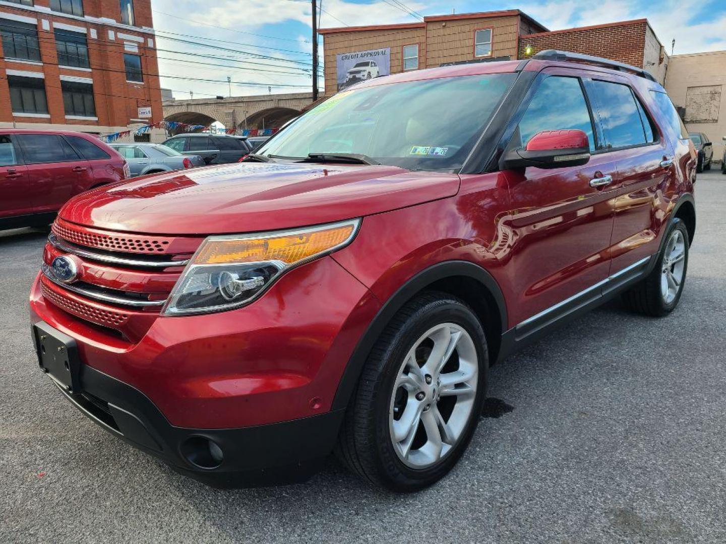 2013 RED FORD EXPLORER LIMITED (1FM5K8F87DG) with an 3.5L engine, Automatic transmission, located at 7981 Paxton Street, Harrisburg, PA, 17111, (717) 561-2926, 40.261490, -76.749229 - WE FINANCE!!! Good Credit/ Bad Credit/ No Credit - ALL Trade-Ins Welcomed!!! ***Guaranteed Credit Approval*** APPLY ONLINE or CALL us TODAY ;) Internet Prices and Marketplace Prices are SPECIAL discounted ***CASH DEALS*** Retail Prices are higher. Please call us to discuss your cash and finan - Photo#0