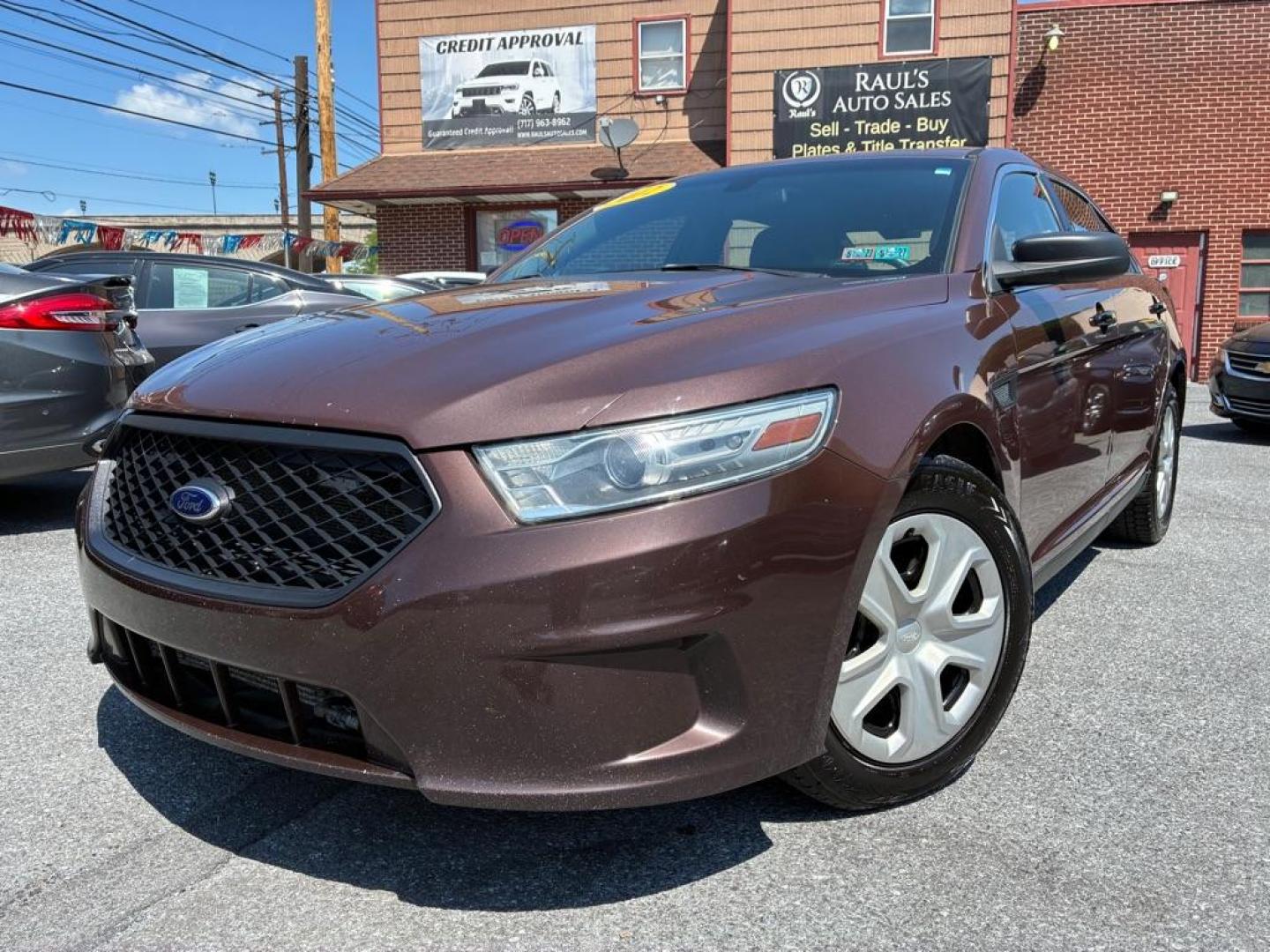 2013 BROWN FORD TAURUS POLICE INTERCEPTOR (1FAHP2M84DG) with an 3.5L engine, Automatic transmission, located at 117 North Cameron Street, Harrisburg, PA, 17101, (717) 963-8962, 40.266762, -76.875259 - WE FINANCE!!! MOST vehicles are available for financing. Good Credit/ Challenged Credit/ No Credit - ALL Trade-Ins Welcomed!!! APPLY ONLINE or CALL us TODAY Please call us to discuss your cash and/or financing options. Thanks for cheching our inventory! We're here to help. - Photo#0