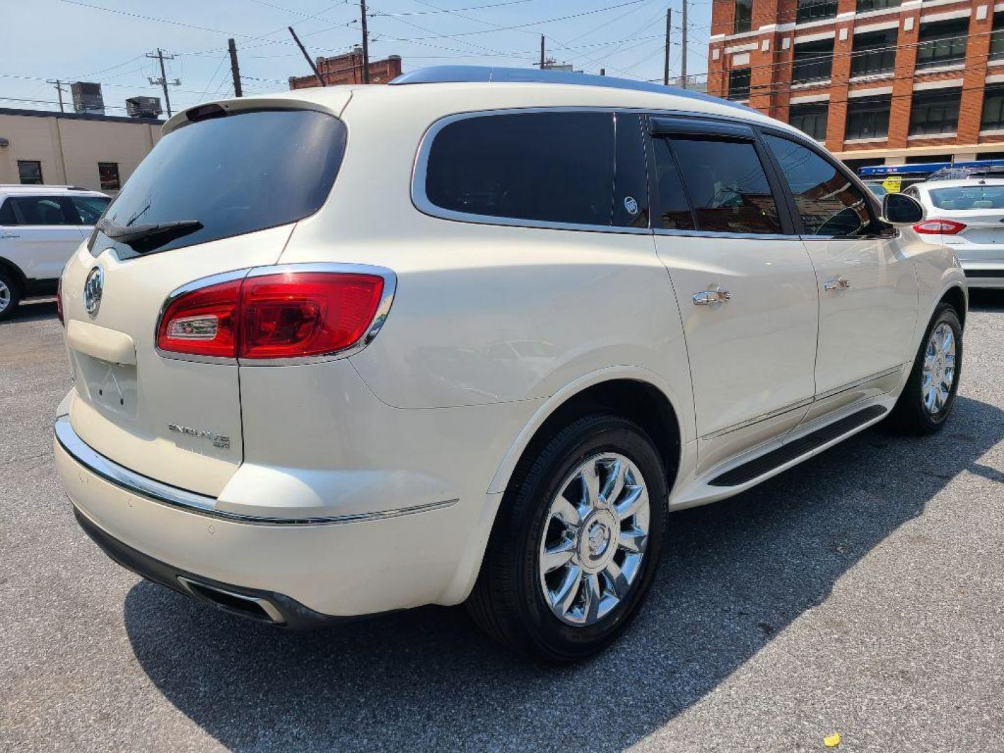 2014 WHITE BUICK ENCLAVE LEATHER (5GAKVBKD6EJ) with an 3.6L engine, Automatic transmission, located at 7981 Paxton Street, Harrisburg, PA, 17111, (717) 561-2926, 40.261490, -76.749229 - WE FINANCE!!! Good Credit/ Bad Credit/ No Credit - ALL Trade-Ins Welcomed!!! ***Guaranteed Credit Approval*** APPLY ONLINE or CALL us TODAY ;) Internet Prices and Marketplace Prices are SPECIAL discounted ***CASH DEALS*** Retail Prices are higher. Please call us to discuss your cash and finan - Photo#4
