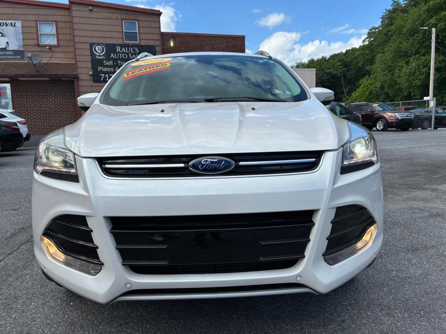 2014 WHITE FORD ESCAPE TITANIUM (1FMCU9J93EU) with an 2.0L engine, Automatic transmission, located at 117 North Cameron Street, Harrisburg, PA, 17101, (717) 963-8962, 40.266762, -76.875259 - WE FINANCE!!! MOST vehicles are available for financing. Good Credit/ Challenged Credit/ No Credit - ALL Trade-Ins Welcomed!!! APPLY ONLINE or CALL us TODAY Please call us to discuss your cash and/or financing options. Thanks for checking our inventory! We're here to help. - Photo#7