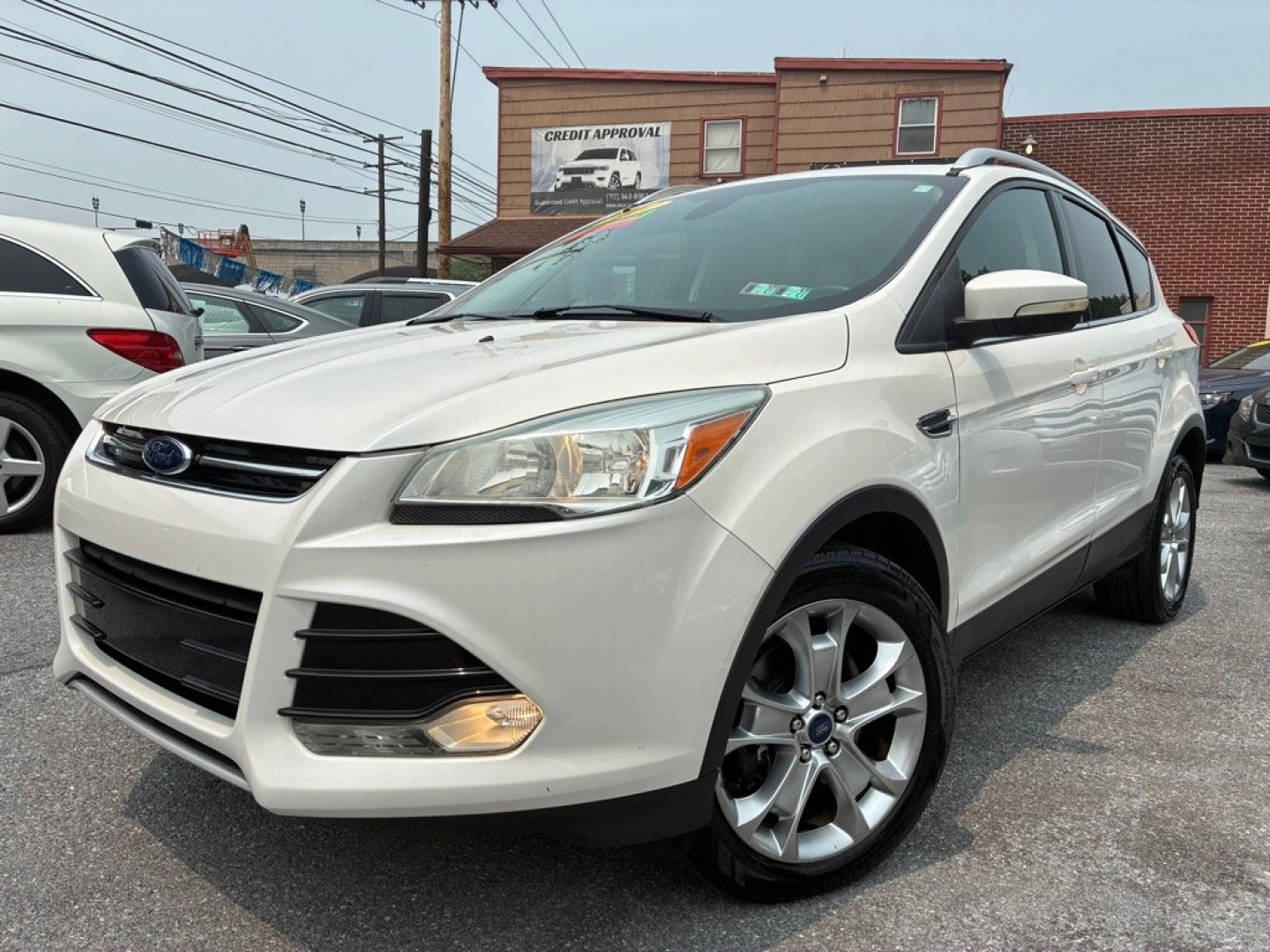 2014 WHITE FORD ESCAPE TITANIUM (1FMCU9J95EU) with an 2.0L engine, Automatic transmission, located at 117 North Cameron Street, Harrisburg, PA, 17101, (717) 963-8962, 40.266762, -76.875259 - WE FINANCE!!! MOST vehicles are available for financing. Good Credit/ Challenged Credit/ No Credit - ALL Trade-Ins Welcomed!!! APPLY ONLINE or CALL us TODAY Please call us to discuss your cash and/or financing options. Thanks for checking our inventory! We're here to help.- Photo#0