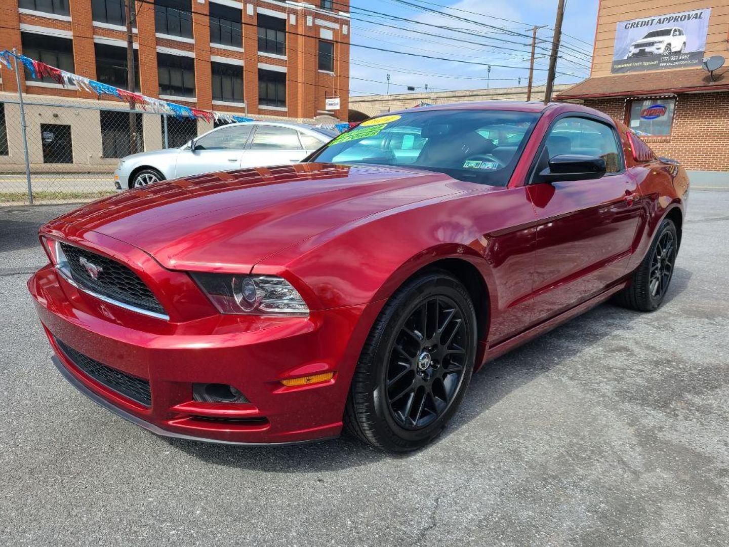 2014 RED FORD MUSTANG COUPE (1ZVBP8AM5E5) with an 3.7L engine, Automatic transmission, located at 117 North Cameron Street, Harrisburg, PA, 17101, (717) 963-8962, 40.266762, -76.875259 - WE FINANCE!!! Good Credit/ Bad Credit/ No Credit - ALL Trade-Ins Welcomed!!! ***Guaranteed Credit Approval*** APPLY ONLINE or CALL us TODAY ;) Internet Prices and Marketplace Prices are SPECIAL discounted ***CASH DEALS*** Retail Prices are higher. Please call us to discuss your cash and finan - Photo#0