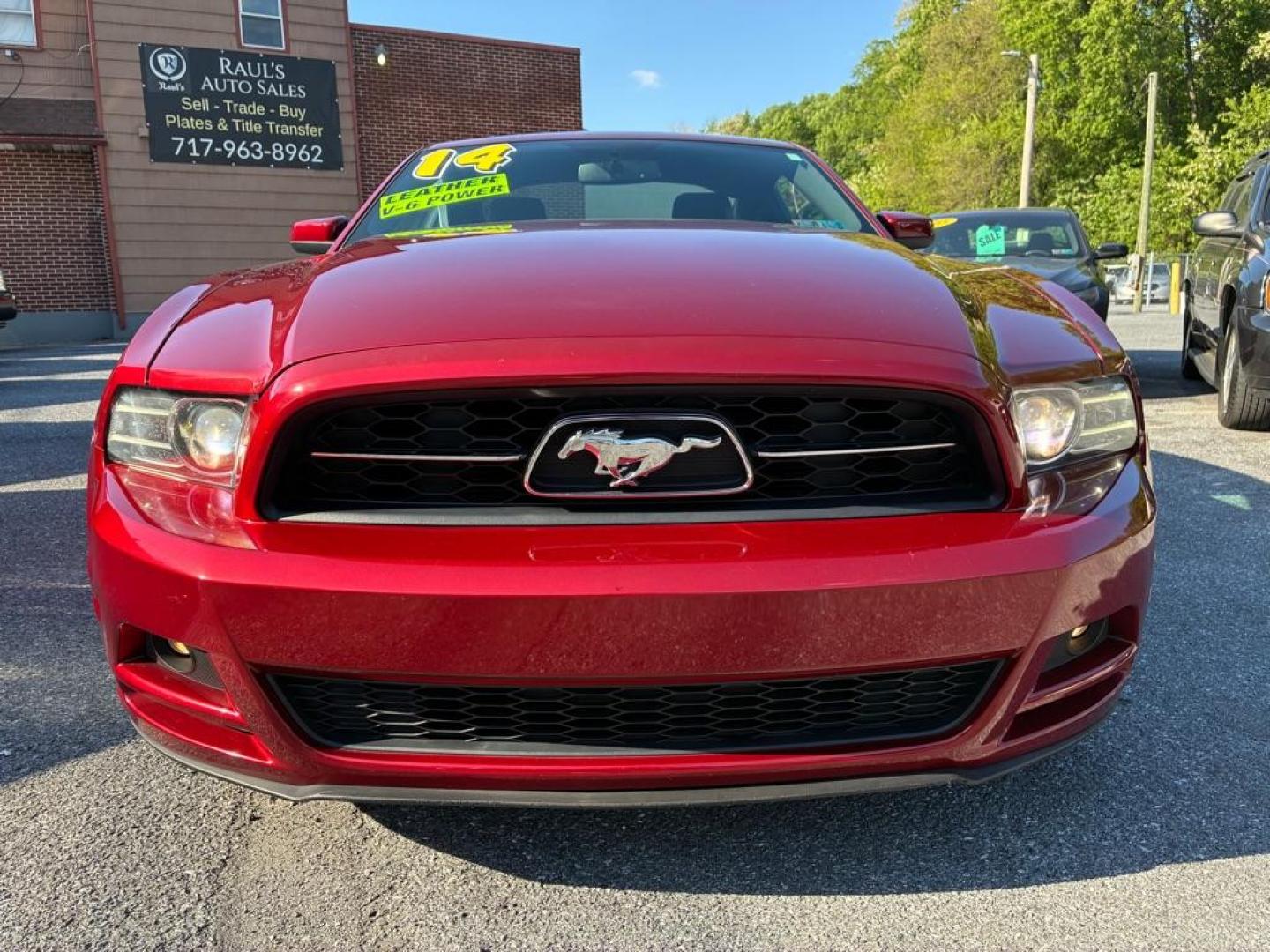 2014 RED FORD MUSTANG (1ZVBP8AM0E5) with an 3.7L engine, Automatic transmission, located at 117 North Cameron Street, Harrisburg, PA, 17101, (717) 963-8962, 40.266762, -76.875259 - WE FINANCE!!! MOST vehicles are available for financing. Good Credit/ Challenged Credit/ No Credit - ALL Trade-Ins Welcomed!!! APPLY ONLINE or CALL us TODAY Please call us to discuss your cash and/or financing options. Thanks for checking our inventory! We're here to help. - Photo#7