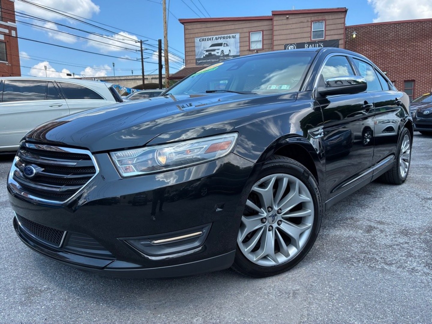 2014 BLACK FORD TAURUS LIMITED (1FAHP2J80EG) with an 3.5L engine, Automatic transmission, located at 117 North Cameron Street, Harrisburg, PA, 17101, (717) 963-8962, 40.266762, -76.875259 - WE FINANCE!!! MOST vehicles are available for financing. Good Credit/ Challenged Credit/ No Credit - ALL Trade-Ins Welcomed!!! APPLY ONLINE or CALL us TODAY Please call us to discuss your cash and/or financing options. Thanks for checking our inventory! We're here to help.- Photo#0