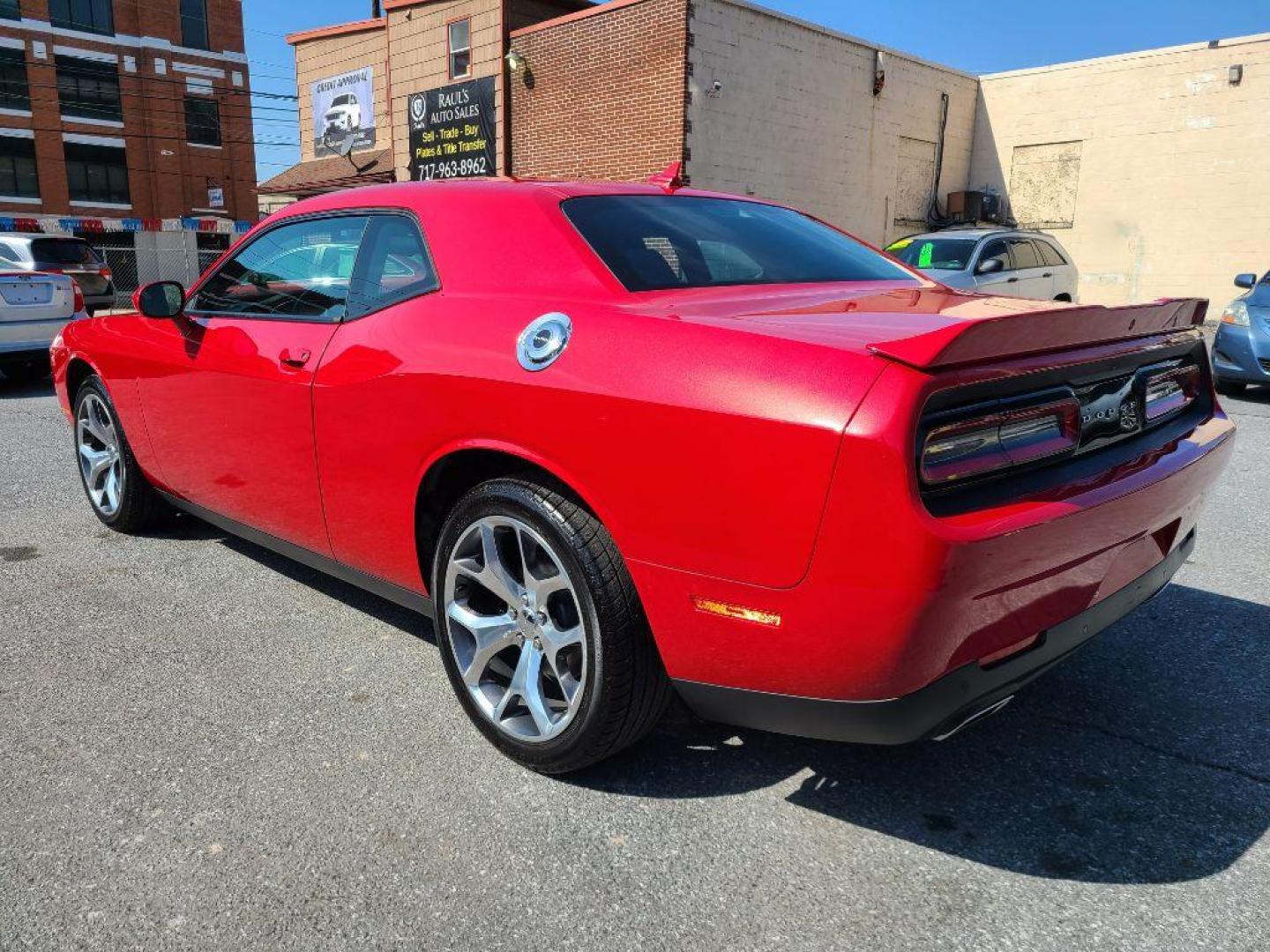 2015 RED DODGE CHALLENGER SXT PLUS (2C3CDZBG6FH) with an 3.6L engine, Automatic transmission, located at 117 North Cameron Street, Harrisburg, PA, 17101, (717) 963-8962, 40.266762, -76.875259 - WE FINANCE!!! Good Credit/ Bad Credit/ No Credit - ALL Trade-Ins Welcomed!!! ***Guaranteed Credit Approval*** APPLY ONLINE or CALL us TODAY ;) Internet Prices and Marketplace Prices are SPECIAL discounted ***CASH DEALS*** Retail Prices are higher. Please call us to discuss your cash and finan - Photo#1