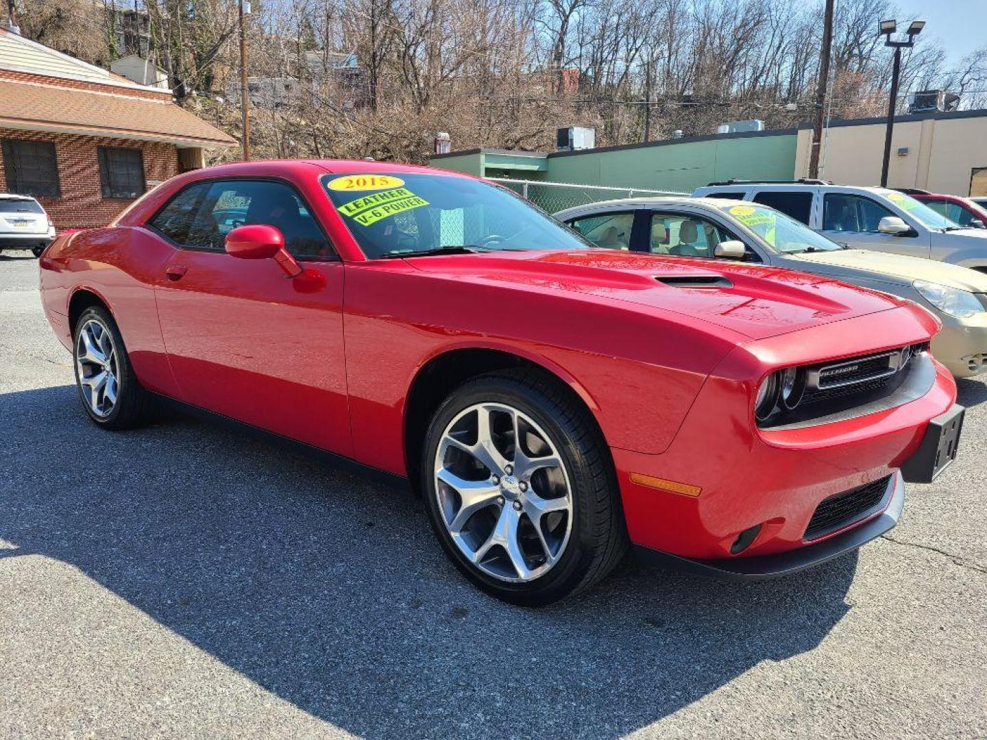 2015 RED DODGE CHALLENGER SXT PLUS (2C3CDZBG6FH) with an 3.6L engine, Automatic transmission, located at 117 North Cameron Street, Harrisburg, PA, 17101, (717) 963-8962, 40.266762, -76.875259 - WE FINANCE!!! Good Credit/ Bad Credit/ No Credit - ALL Trade-Ins Welcomed!!! ***Guaranteed Credit Approval*** APPLY ONLINE or CALL us TODAY ;) Internet Prices and Marketplace Prices are SPECIAL discounted ***CASH DEALS*** Retail Prices are higher. Please call us to discuss your cash and finan - Photo#2