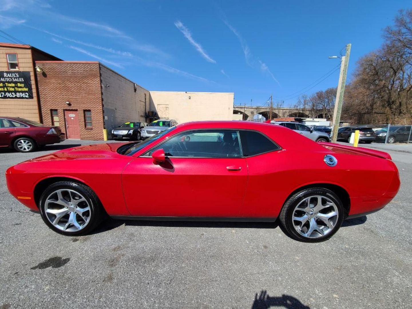 2015 RED DODGE CHALLENGER SXT PLUS (2C3CDZBG6FH) with an 3.6L engine, Automatic transmission, located at 117 North Cameron Street, Harrisburg, PA, 17101, (717) 963-8962, 40.266762, -76.875259 - WE FINANCE!!! Good Credit/ Bad Credit/ No Credit - ALL Trade-Ins Welcomed!!! ***Guaranteed Credit Approval*** APPLY ONLINE or CALL us TODAY ;) Internet Prices and Marketplace Prices are SPECIAL discounted ***CASH DEALS*** Retail Prices are higher. Please call us to discuss your cash and finan - Photo#7