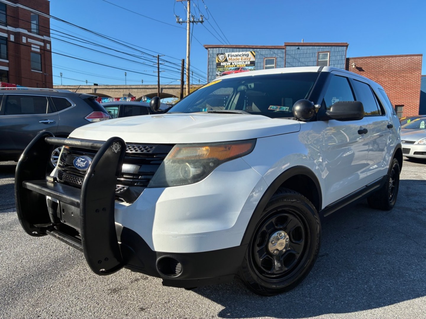 2015 WHITE FORD EXPLORER POLICE INTERCEPTOR (1FM5K8AR8FG) with an 3.7L engine, Automatic transmission, located at 117 North Cameron Street, Harrisburg, PA, 17101, (717) 963-8962, 40.266762, -76.875259 - WE FINANCE!!! Good Credit/ Challenged Credit/ No Credit - ALL Trade-Ins Welcomed!!! APPLY ONLINE or CALL us TODAY ;) Please call us to discuss your cash and/or financing options.- Photo#0