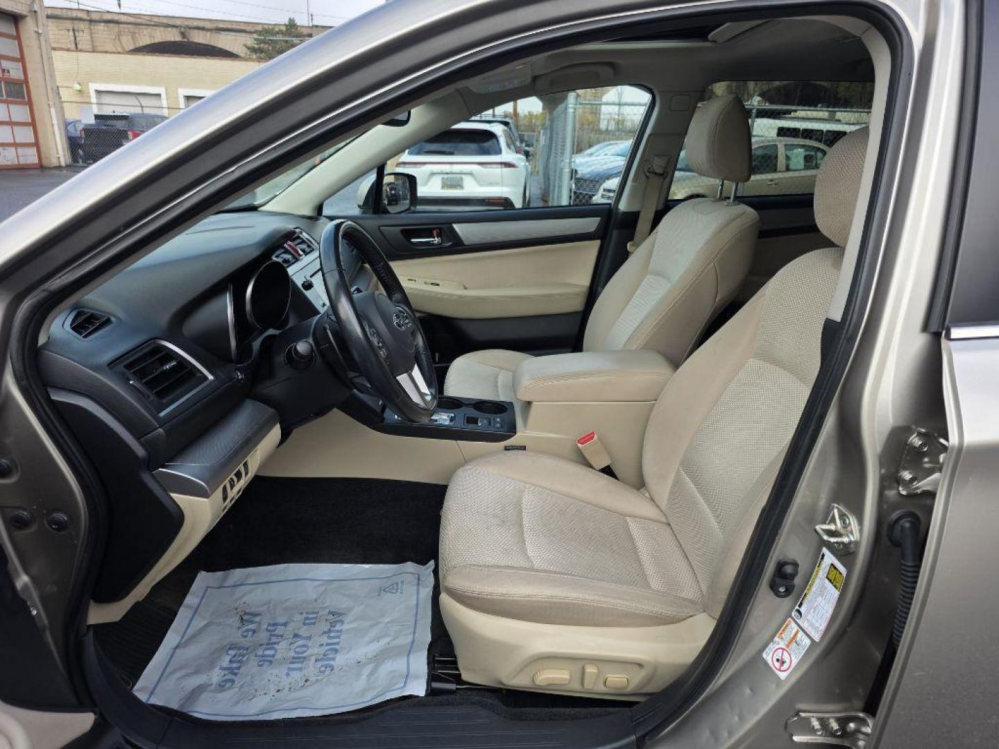 2015 TAN SUBARU OUTBACK 2.5I PREMIUM (4S4BSAEC5F3) with an 2.5L engine, Continuously Variable transmission, located at 7981 Paxton Street, Harrisburg, PA, 17111, (717) 561-2926, 40.261490, -76.749229 - WE FINANCE!!! Good Credit/ Bad Credit/ No Credit - ALL Trade-Ins Welcomed!!! ***Guaranteed Credit Approval*** APPLY ONLINE or CALL us TODAY ;) Please call us to discuss your cash and financing options. - Photo#13