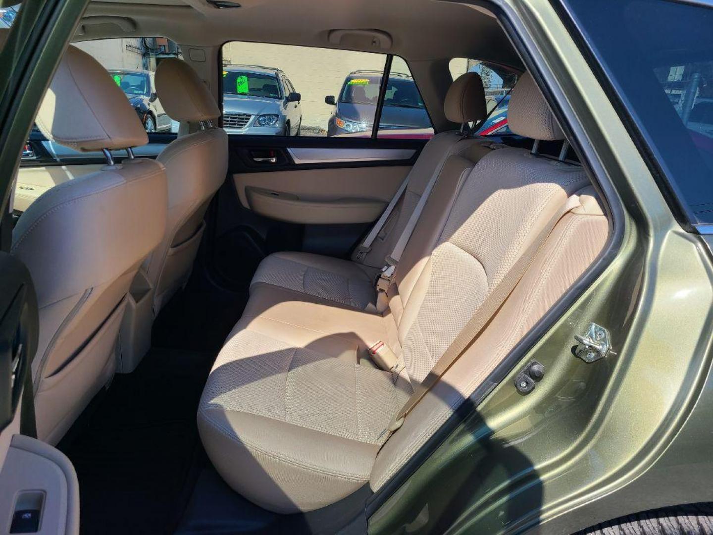 2015 GREEN SUBARU OUTBACK 2.5I PREMIUM (4S4BSADC0F3) with an 2.5L engine, Continuously Variable transmission, located at 7981 Paxton Street, Harrisburg, PA, 17111, (717) 561-2926, 40.261490, -76.749229 - WE FINANCE!!! Good Credit/ Bad Credit/ No Credit - ALL Trade-Ins Welcomed!!! ***Guaranteed Credit Approval*** APPLY ONLINE or CALL us TODAY ;) Internet Prices and Marketplace Prices are SPECIAL discounted ***CASH DEALS*** Retail Prices are higher. Please call us to discuss your cash and finan - Photo#11