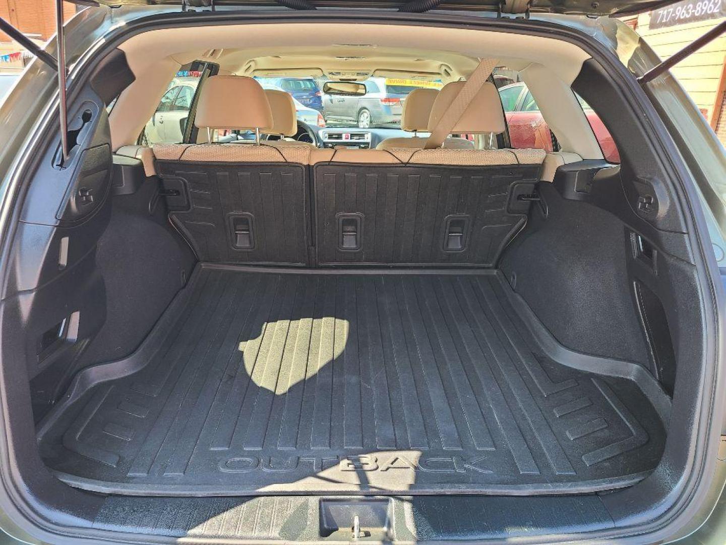 2015 GREEN SUBARU OUTBACK 2.5I PREMIUM (4S4BSADC0F3) with an 2.5L engine, Continuously Variable transmission, located at 7981 Paxton Street, Harrisburg, PA, 17111, (717) 561-2926, 40.261490, -76.749229 - WE FINANCE!!! Good Credit/ Bad Credit/ No Credit - ALL Trade-Ins Welcomed!!! ***Guaranteed Credit Approval*** APPLY ONLINE or CALL us TODAY ;) Internet Prices and Marketplace Prices are SPECIAL discounted ***CASH DEALS*** Retail Prices are higher. Please call us to discuss your cash and finan - Photo#12