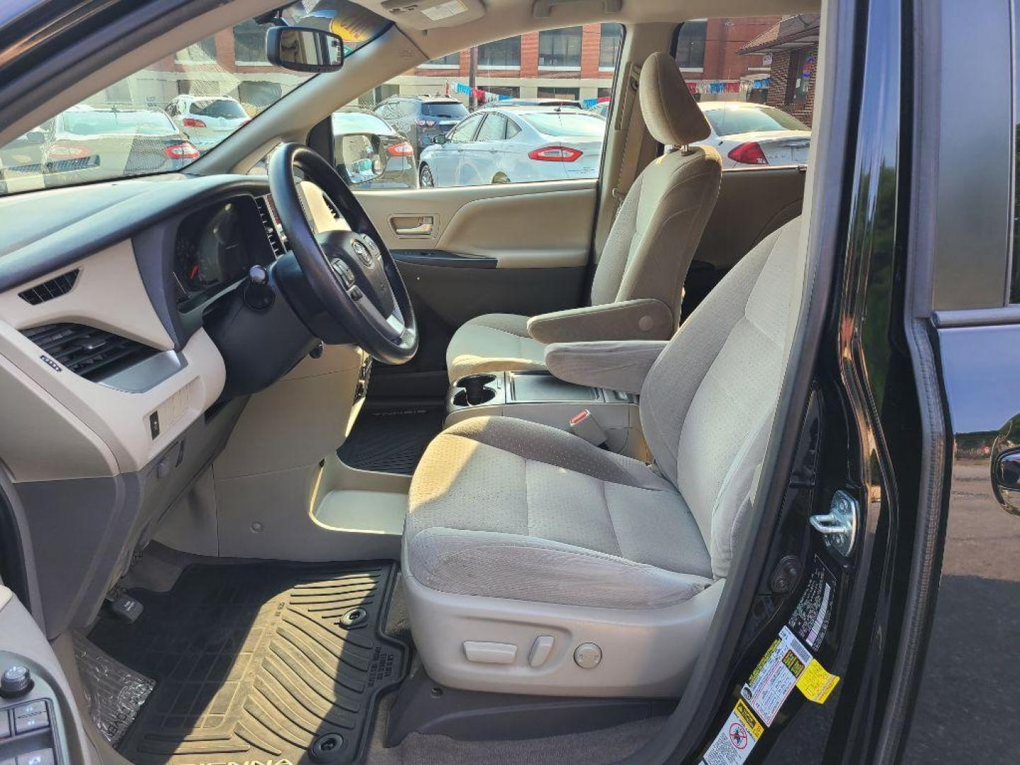 2015 BLACK TOYOTA SIENNA LE (5TDJK3DC3FS) with an 3.5L engine, Automatic transmission, located at 117 North Cameron Street, Harrisburg, PA, 17101, (717) 963-8962, 40.266762, -76.875259 - WE FINANCE!!! Good Credit/ Bad Credit/ No Credit - ALL Trade-Ins Welcomed!!! ***Guaranteed Credit Approval*** APPLY ONLINE or CALL us TODAY ;) Internet Prices and Marketplace Prices are SPECIAL discounted ***CASH DEALS*** Retail Prices are higher. Please call us to discuss your cash and finan - Photo#12