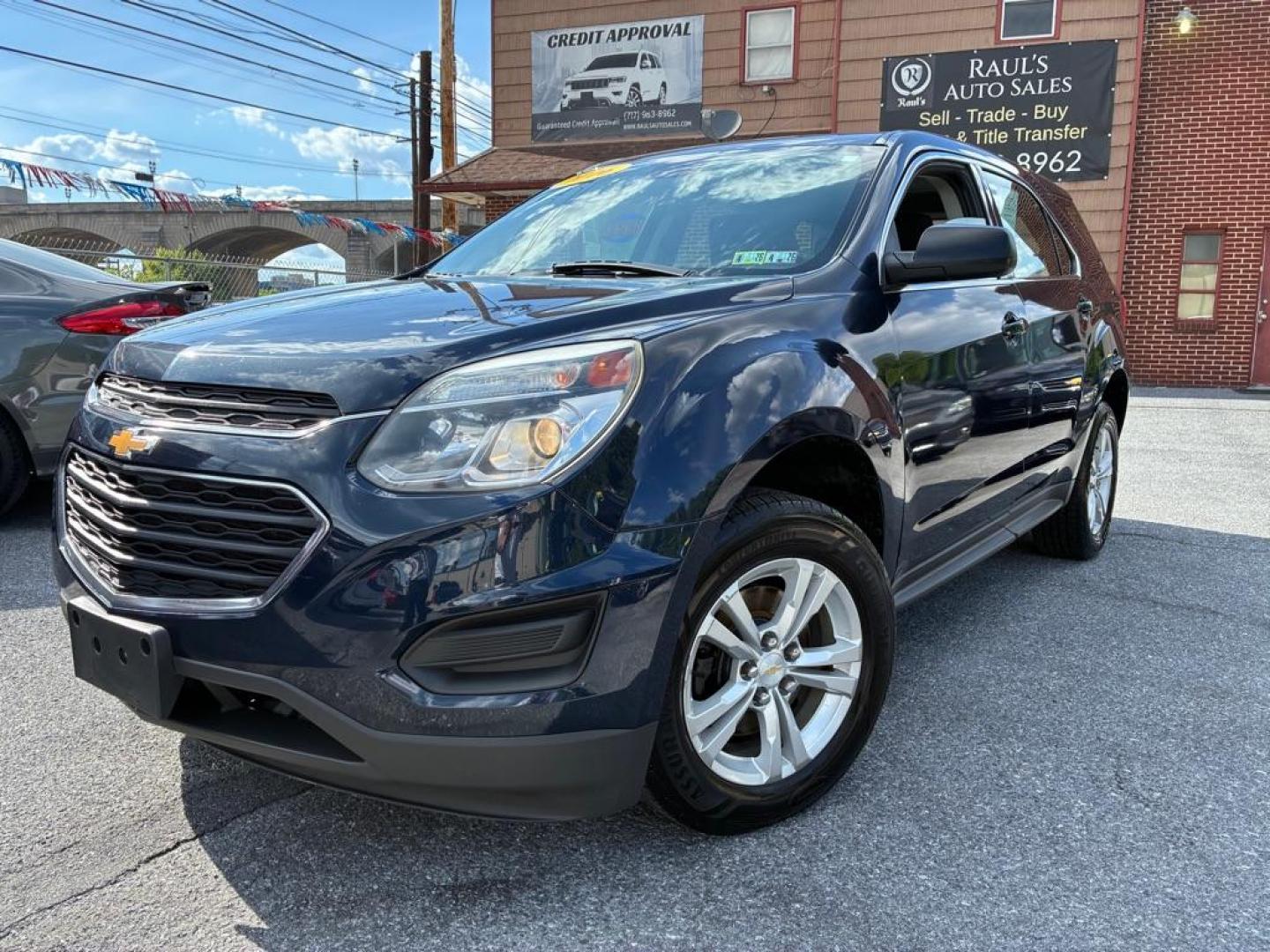 2016 BLUE CHEVROLET EQUINOX LS (2GNFLEEK4G6) with an 2.4L engine, Automatic transmission, located at 117 North Cameron Street, Harrisburg, PA, 17101, (717) 963-8962, 40.266762, -76.875259 - WE FINANCE!!! MOST vehicles are available for financing. Good Credit/ Challenged Credit/ No Credit - ALL Trade-Ins Welcomed!!! APPLY ONLINE or CALL us TODAY Please call us to discuss your cash and/or financing options. Thanks for cheching our inventory! We're here to help.- Photo#0