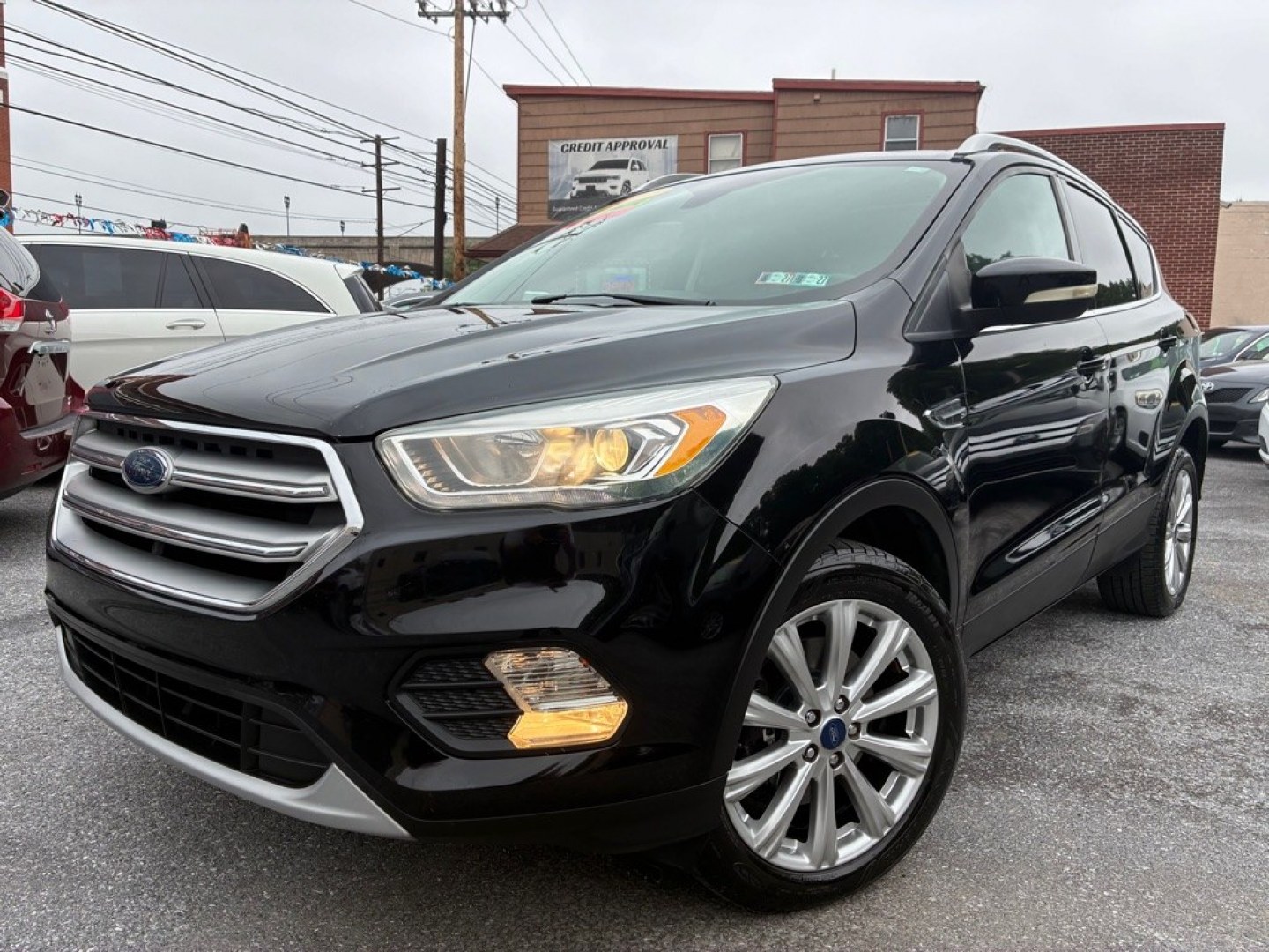 2017 BLACK FORD ESCAPE TITANIUM (1FMCU9J90HU) with an 2.0L engine, Automatic transmission, located at 117 North Cameron Street, Harrisburg, PA, 17101, (717) 963-8962, 40.266762, -76.875259 - WE FINANCE!!! MOST vehicles are available for financing. Good Credit/ Challenged Credit/ No Credit - ALL Trade-Ins Welcomed!!! APPLY ONLINE or CALL us TODAY Please call us to discuss your cash and/or financing options. Thanks for checking our inventory! We're here to help.- Photo#0